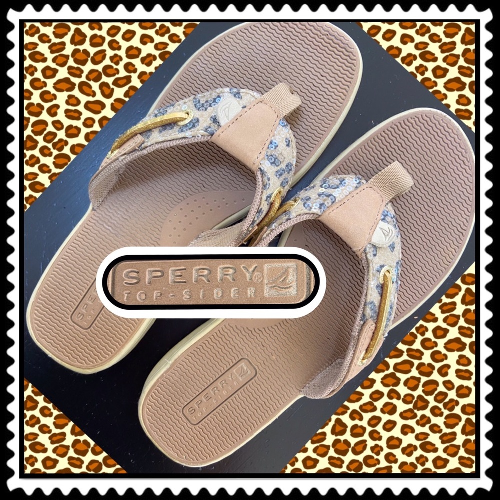 Sperry Seafish Size 6 1/2 Thong Sandal